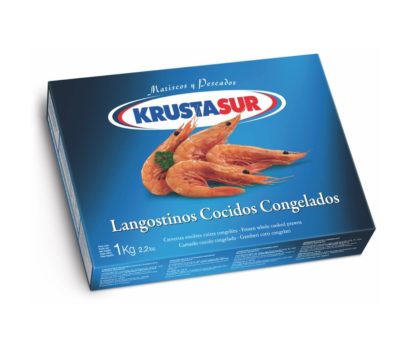 Langostino vannamei cocido entero 1kg