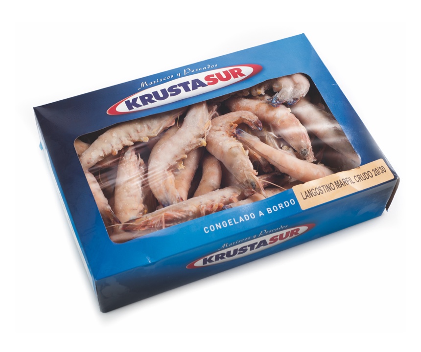 Langostino marfil entero crudo 1,5kg