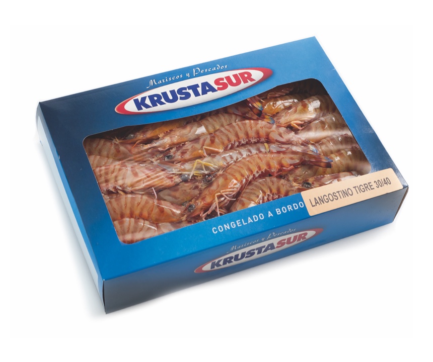 Langostino tigre entero crudo 2kg