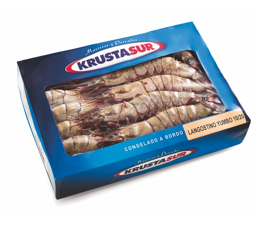 Langostino jumbo entero crudo 2kg