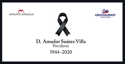 The Amasua Group and Krustagroup family say goodbye to their President Don Amador Suárez Villa