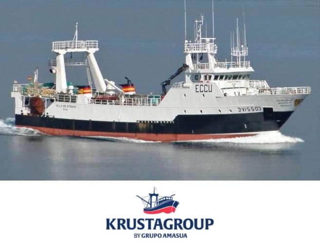 Krustagroup- Grupo Amasua condolencias accidente arrastrero gallego 'Villa de Pitanxo', propiedad de Grupo Nores, en aguas del mar de Terranova